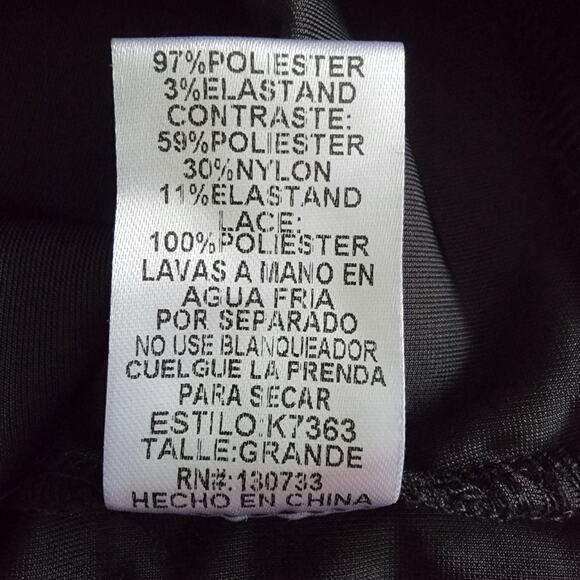 Umgee Black Velvet Peasant Burnout Animal Print Top Sz L NEW Holiday Christmas - Picture 13 of 13